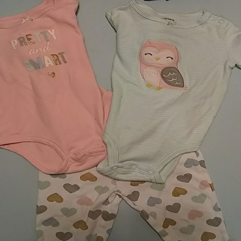 Baby girl clothes 3 for 10